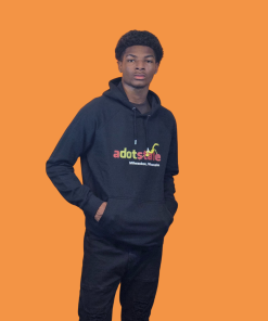 Alternative view of ADOT State Hoodie – Milwaukee Hip Hop Recording Studio Merch