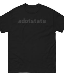 ADOTSTATE Blackout Tee – Minimalist Hip Hop Recording Studio Merch - Image 10