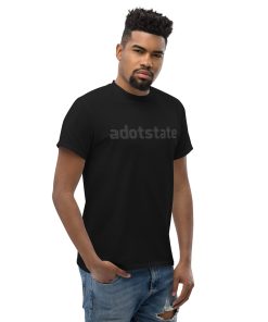 ADOTSTATE Blackout Tee – Minimalist Hip Hop Recording Studio Merch - Image 8