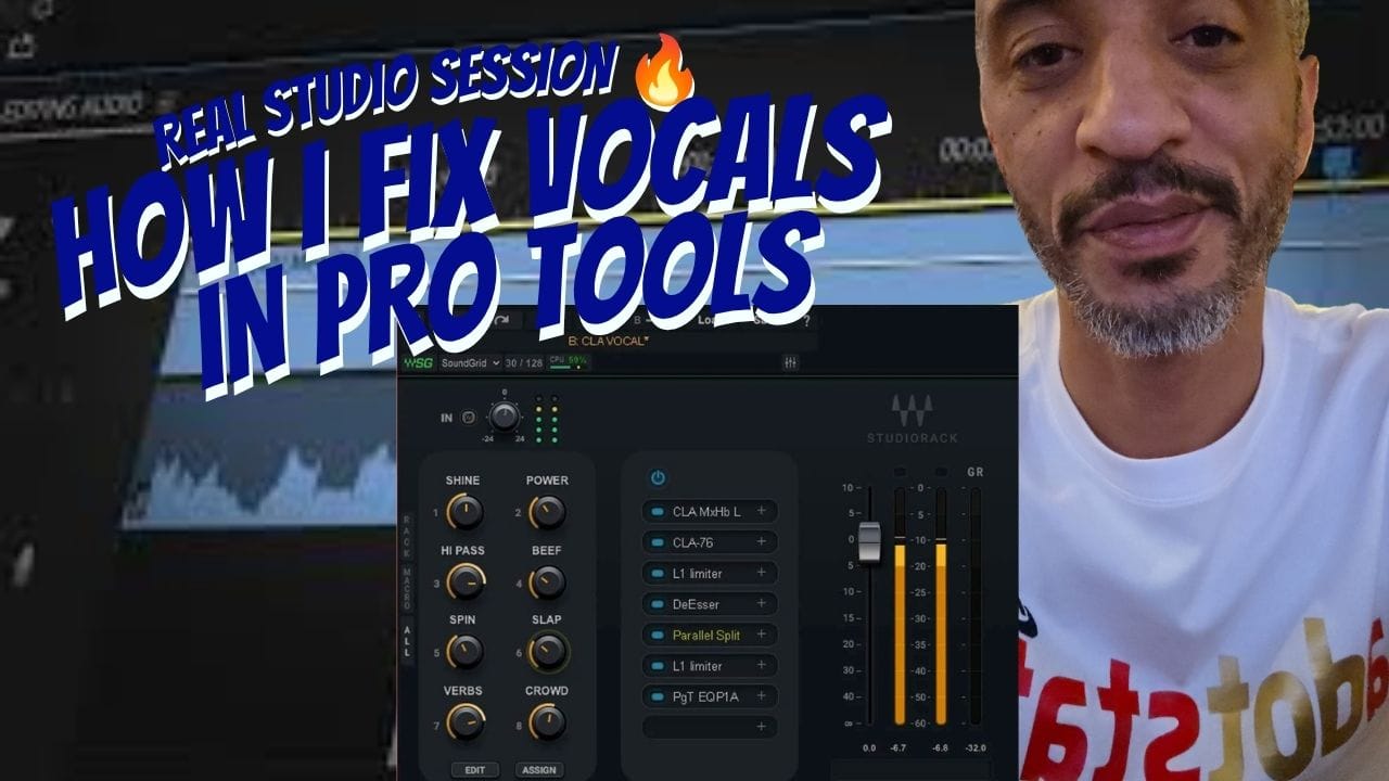 How I Fix Vocals in Pro Tools (Real Studio Session